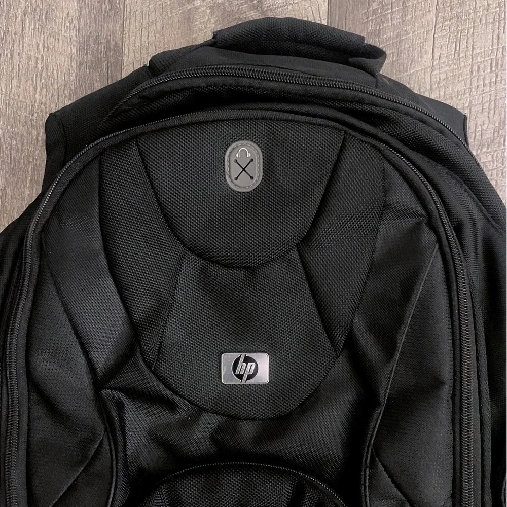 HP Business‎ Laptop Backpack Black Tech Commuter Bag with Padded Sleeve